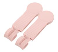 HEMOTON 2 Pièces Clip Magnétique Silicone pour Chapeaux Support Ventouse pour Casquette et Chapeau de Soleil Accessoire de Voyage et Polyvalent Rose