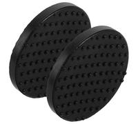 HEMOTON 2 pièces Coussinets Support Cric Voiture Caoutchouc avec Tampon Hydraulique pour Levage Rapide et Positionnement Précis Design Compact et Antidérapant