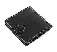 HEMOTON 2 Pièces De Médiators Planche Organisateur De Cordon pour Le Voyage Support De Lanière Transporteur Bloc Sacoche Médiator Guitare Pochettes Transparentes pour Cartes PU Black