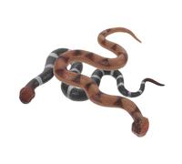 HEMOTON 2 Pièces Figurines de Serpent Réalistes TPR Souple Jouets Décoratifs et Éducatifs pour Halloween Jeux Extérieurs et Apprentissage des Reptiles Lot de Modèles Flexibles et Sécurisés