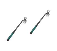 HEMOTON 2 Pièces Houe de désherbage désherbeur Outil à Main de Jardinage Outil à Main extracteur tirage Jardinier Outil de Jardinage kit de désherbage la Main des débutants à Nouveau Acier