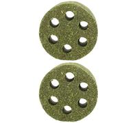 HEMOTON 2 Pièces Mâcher en Herbe pour Petits Animaux, Soin Dentaire Vert | Aide au Broyage des Dents, Soutien de L’hygiène Buccale, pour Gerbilles, Usage Maison et Cage