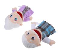HEMOTON 2 Pièces Marionnette à Main Réaliste et Filles pour Garçon, | PP Coton, Jeu Interactif, Stimule la Sensibilité, Imagination et Communication, pour Filles et Garçon et Filles