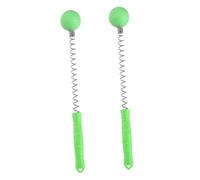 HEMOTON 2 pièces Marteau de Massage Dos Silicone Vert Massager Manuel à Percussion Puissante pour Relaxation Musculaire Circulation Sanguine et Soulagement des Tensions
