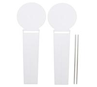 HEMOTON 2 pièces Modèle Cadran Solaire Équatorial Plastique Horloge Scientifique Éducative Portable pour Étude Géographique et Expériences Pédagogique pour Élèves et Enseignants