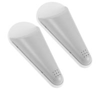 HEMOTON 2 Pièces Organisateur de Ciseaux Magnétiques en Plastique Léger Design Ventilé, Porte-Ciseaux Adhésif Compact Cuisine et Réfrigérateur, Rangement Pratique et Moderne