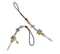 HEMOTON 2 pièces Pendentif Roue de Prière Tibétain Vajra Protection Spirituelle Voiture Maison Unisexe