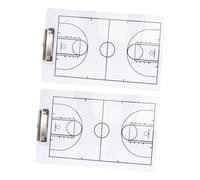 HEMOTON 2 Pièces Planche de Basketball Effaçable pour Entraînement et Matériel Durable Design Pratique et Multi Fonctionnel pour et de Sports