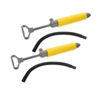 HEMOTON 2 Pièces Pompe de Cale Manuelle Portable pour Bateau et Canoë, | Kit Tuyau, Poignée Ergonomique, Système Portatif, Retrait D’eau Profonde, Usage Kayak et Navigation