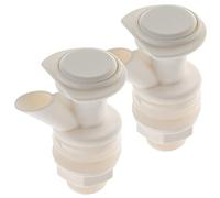 HEMOTON 2 Pièces refroidisseur à bouton poussoir bec de robinet réutilisable Plastique robinet de cruche d'eau robinet distributeur d'eau Gourde glacière refroidisseur d'eau buse pp