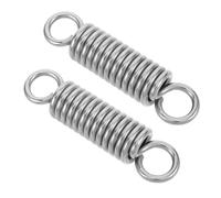 HEMOTON 2 pièces Ressorts de Suspension Acier Inoxydable pour Chaise Suspendue et Balancelle Extérieure Résistants Corrosion Silence Réduit Installation Facile Lot
