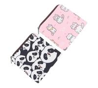 HEMOTON 2 pièces Sac de Rangement pour Serviettes Hygiéniques Imperméable Motif Cartoon pour Femmes et Filles Sac Polyvalent pour Protections Menstruelles et Accessoires Léger