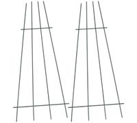 HEMOTON 2 Pièces Support en Fer pour Plantes Grimpantes, Treille Verticale | Surface Lisse sans Bavures, Forme Élégante, pour Tomates et Cultures Potagères, Jardins Domestiques ou Carrés Surélevés
