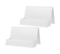 HEMOTON 2 pièces Support Porte-cartes de Visite Compact Design Moderne Installation Facile sans Outil pour Bureau et Exposition Rangement Pratique Cartes Professionnelles