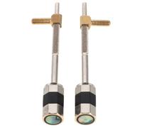 HEMOTON 2 Pièces Vis de Rechange pour Archet de Violon Métal Accessoire Précis pour Réparation et Remplacement de Grenouille Archet Compatible pour Violonistes et Étudiants