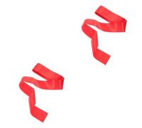 HEMOTON 2 Rouleaux Ligne D'arrivée De Course Ceinture De Course Bracelet D'arrivée De Course Ceinture De Finition En Cours D'exécution Sangle De Finition D'athlétisme Polyester Rouge