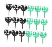 HEMOTON 20 Pièces Boîte à Engrais pour Bonsai Conteneurs Plastique Durable pour Fertilisation Pratique et Facile à Insérer Sol de Verts et Noirs pour Jardiniers et Amateurs de Plantes