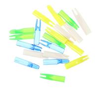 HEMOTON 20 pièces Coffret Nocks de Embouts de pour Arc Accessoires Archery Haute Pression Compatible avec Flèches
