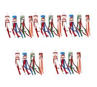 HEMOTON 20 Pièces Drapeaux de Vent de Noël Résistants à Usure pour Cour Jardin Décoration Suspendue Festive Dextérieur Style Aléatoire