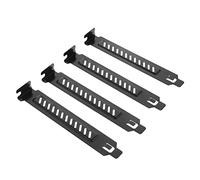 HEMOTON 20 Pièces Lunette de Carte Graphique équerre de Fixation Porte Cartes boîtiers pc radiateurs boîtier pc gpu Châssis Support développer Couvercle de Baffle Acier Inoxydable