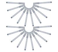 HEMOTON 20 Pièces Marqueur Métallique Argenté pour Écriture Lisse Pierre et Papier, Stylo Polyvalent pour Décoration de Mugs et Signature Élégante