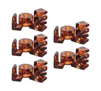 HEMOTON 20 Pièces Perles Lettres Acryliques Motif Léopard, Grosses Perles | DIY et Breloque de Paquet, Bords Polis Arrondis, , Style Bulle