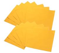 HEMOTON 200 Feuilles De Papier Aluminium Doré 20X20Cm Pour Chocolat, Bonbons, Sucettes Et Décoration De Fête