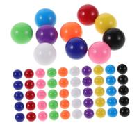 HEMOTON 200pièces Lot de Billes De Rechange Multicolores pour Jeux De Dames Chinoises Et Circuits à Billes Petites Plastique Solides pour Activités Éducatives Et Mathématiques
