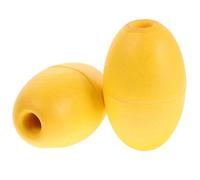 HEMOTON 2pcs Flotteurs pour Kayak en PVC Jaune Léger et Multifonctionnel, Bouées Ovales pour Piscines et Usage Professionnel