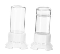 HEMOTON 2pièces Abreuvoir pour Fourmis Plastique Transparent Distributeur Eau Et Stable pour Nid Fourmis Accessoire Ant Farm Facile à Installer Et Nettoyer Sacrifiant Le Risque De Noyade