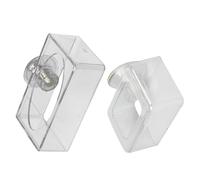 HEMOTON 2Pièces Alimentateur De Déperdition pour Aquarium Cercles Acryliques De Flottants pour Tortues Petits Et Grands Modèles