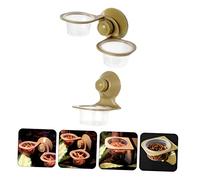 HEMOTON 2pièces Bol Alimentation pour Reptiles avec Support Distributeur Eau Et Nourriture pour Reptiles Mangeoire à Ventouse pour