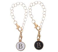 HEMOTON 2pièces Breloques Lettres Pour Bouteille Eau Gobelet Breloques Lettres Décoratives Suspendues Anglaises