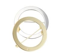 HEMOTON 2pièces Broche Ronde Alliage pour Femme Épingle Décontractée de Poitrine Accessoire de Robe Sac