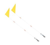 HEMOTON 2pièces Drapeau De Sécurité pour Mât De Drapeau De Accessoires De pour Garçon Fille De Course à Main Publicitaires