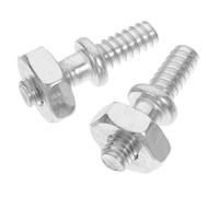 HEMOTON 2pièces Goujons Et Écrous Tendeurs pour Guide Chaîne Tronçonneuse Compatible Kit Accessoires De Rechange Robuste