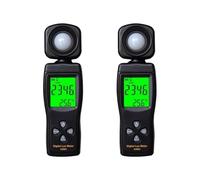 HEMOTON 2pièces Luxmètre Numérique Portable Testeur De Luminosité avec Écran LCD Mesure Jusqu à Lux Outil Pratique pour Photographie Et Agriculture Précision Et Léger pour