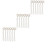 HEMOTON 3 Ensembles Ensemble De Suspension pour Pots De Fleurs en Corde De Coton Panier Suspendu pour Plantes De Jardin Panier Suspendu en Macramé Jardinière Suspendue 6 pièces * 3