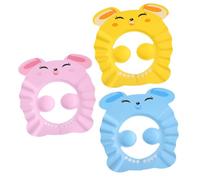 HEMOTON 3 Pcs Shampooing Cap Infantile Shampooing Chapeau Chapeau De Bain Enfants Bonnet De Bain Sûr Bonnet De Bonnet De Étanche Infantile Bonnet De Shampooing Chapeau Pour