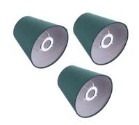 HEMOTON 3 Pièces Abat-jour Tissu Élégant Couvre-lampe Décoratif pour Lampe de Table Facile à Assembler pour Chambre et Salon Ambiance Chaleureuse