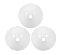 HEMOTON 3 Pièces Abat-jours Plastique Blanc Style Champignon pour Lampe de Salon Faciles à Installer et Nettoyer Remplacement pour Lampes Pied Appliques Murales et Ventilateurs de Plafond