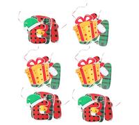 HEMOTON 3 Pièces Bannière de Noël en Papier Réutilisable et Compacte pour Décoration Intérieure, Ambiance Festive et Esprit de Noël Toute la Saison