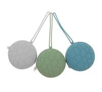 HEMOTON 3 Pièces Boîte de Rangement Silicone Étanche pour Tétines avec Fermeture Éclair Pochette Portable Compacte pour Voyage et Domicile Protection Flexible et Accès Rapide