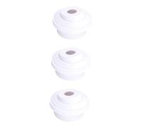 HEMOTON 3 Pièces Buse De Massage Spa Petit Z Piscine Lumière Outil De Massage Spa Jet Masseur De Corps Gris Clair