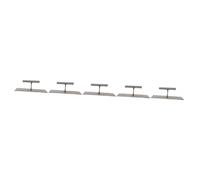 HEMOTON 3 Pièces Carte de Pression du Barbecue Moule de Presse à Viande pour viandes Brise-Burger brisé Hamburger Fabricant Gril Presse Burger Smasher pour Plaque chauffante Métal