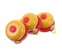 HEMOTON 3 Pièces Cloche Garçon Fille Forme Hamburger Cartoon Sonnette Haute Compatible Vélos Trottinettes Tricycles et Déquilibre