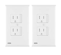 HEMOTON 3 Pièces Couvercle De Protection De Prise Prise De Plaques De Sécurité Prise De Murale De Sécurité Couvercle De Prise À Fermeture Automatique Couvre-Prises À