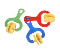 HEMOTON 3 Pièces Ensemble de moisissures pour Enfants Petits Rouleaux d'argile Timbre d'argile kit de pâte à Modeler pâte à Modeler pour Les Enfants Rouleau de métier Plastique