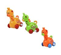 HEMOTON 3 Pièces Jouet Girafe Décor De Printemps pour La Maison Jouet De Table à Remonter Jouet D'horlogerie pour Tout-Petits Jouet Mécanique Girafe Simple Abdos Enfant Accessoires