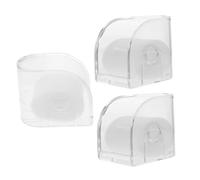 HEMOTON 3 Pièces présentoir à Bijoux malette Rangement Regarder Un Rack d'affichage Étui de Montre Transparent